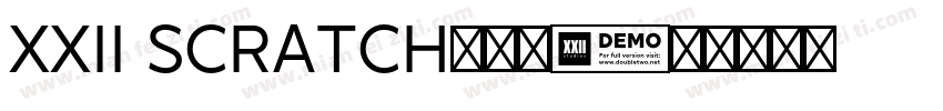 XXII SCRATCH生成器字体转换